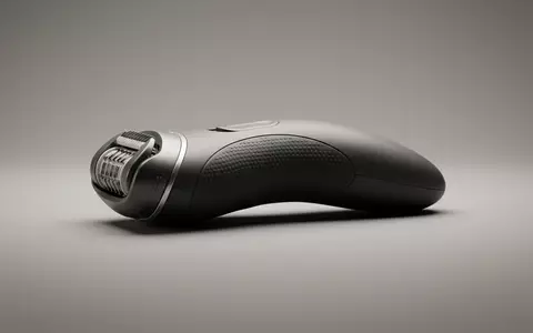 Fotorealistische Studioaufnahme von Epilierer zum Thema Philips BRE740 Satinelle Prestige, klare Lichtfuehrung - Foto: THN