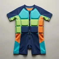 Fotorealistische Studioaufnahme von Kinder Schwimmanzug zum Thema Speedo Kinder Seasquad Float, klare Lichtfuehrung - Foto: THN