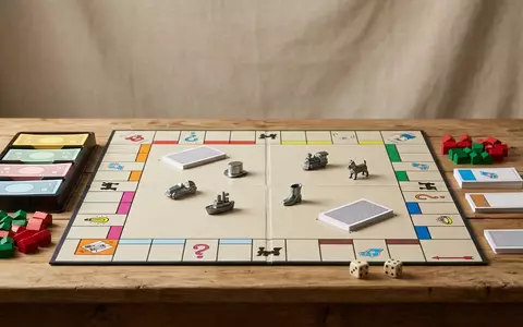 Fotorealistische Studioaufnahme von Brettspiel zum Thema Monopoly Classic Brettspiel, klare Lichtfuehrung, sachlich dargestellt - Foto: THN