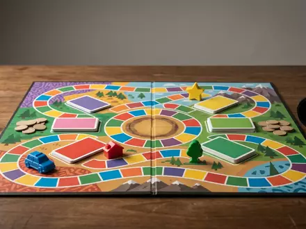 Fotorealistische Studioaufnahme von Quizspiel zum Thema Trivial Pursuit Master Edition, klare Lichtfuehrung - Foto: THN