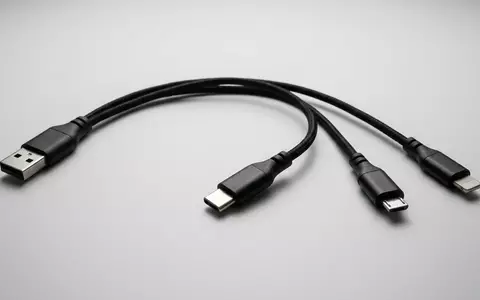 Fotorealistische Studioaufnahme von Adapterkabel zum Thema UGREEN USB-C auf Micro-USB, klare Lichtfuehrung - Foto: THN