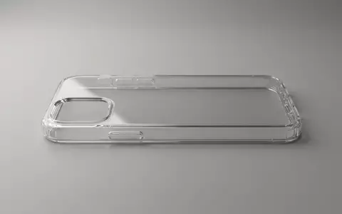 Fotorealistische Studioaufnahme von Smartphonehuelle zum Thema OtterBox Symmetry Clear Hülle, klare Lichtfuehrung - Foto: THN