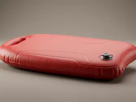 Fotorealistische Studioaufnahme von Bodyboard zum Thema Waimea Kinder Boogie Board, klare Lichtfuehrung - Foto: THN