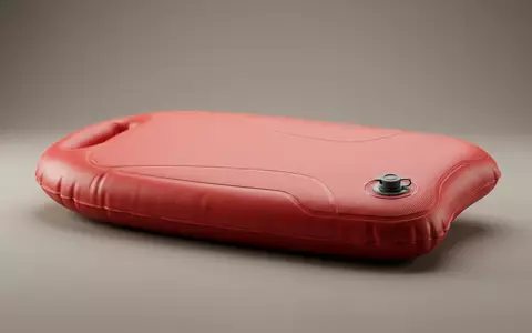 Fotorealistische Studioaufnahme von Bodyboard zum Thema Waimea Kinder Boogie Board, klare Lichtfuehrung - Foto: THN