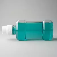 Fotorealistische Studioaufnahme von Mundspuelung zum Thema Listerine Zero Alkoholfrei Mundspülung, klare Lichtfuehrung - Foto: THN