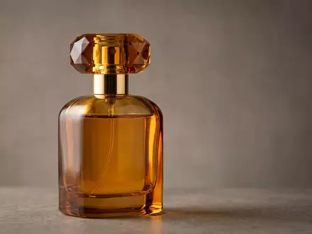 Fotorealistische Studioaufnahme von Eau de Parfum zum Thema Tom Ford Tobacco Vanille, klare Lichtfuehrung - Foto: THN