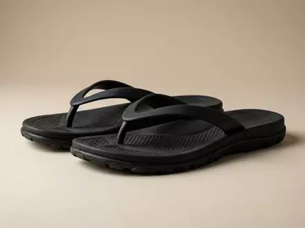 Fotorealistische Studioaufnahme von Damen-Sandalen zum Thema Reef Damen Cushion Court, klare Lichtfuehrung - Foto: THN