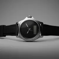 Fotorealistische Studioaufnahme von Hybrid-Smartwatch zum Thema Withings Steel HR Hybrid-Smartwatch, klare Lichtfuehrung - Foto: THN