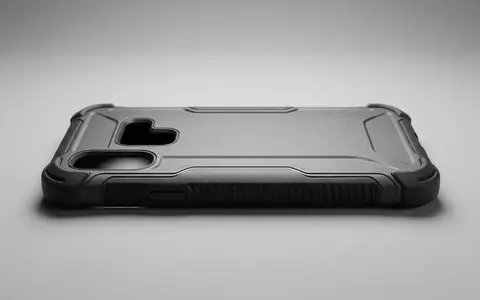 Fotorealistische Studioaufnahme von Telefonschutzhulle zum Thema Spigen Tough Armor Hülle, klare Lichtfuehrung - Foto: THN