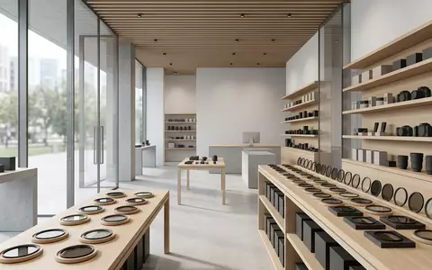 Architektur-Render im Kamera Fachgeschaeft mit Kamerafilter Set zum Thema PolarPro LiteChaser, neutrales Tageslicht - Foto: THN