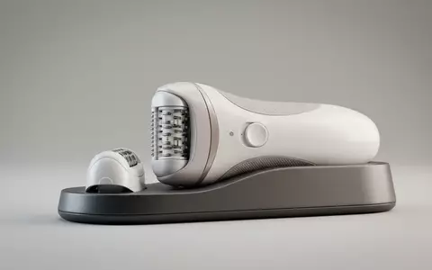 Fotorealistische Studioaufnahme von Epilierer zum Thema Braun Silk-épil 9 Epilierer, klare Lichtfuehrung - Foto: THN