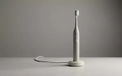 Fotorealistische Studioaufnahme von Elektrische Zahnbuerste zum Thema Oclean Air 2T Ultraschall-Zahnbürste, klare Lichtfuehrung - Foto: THN