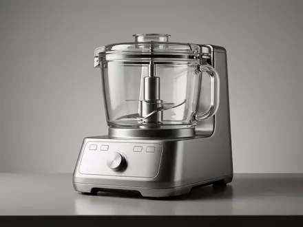 Fotorealistische Studioaufnahme von Kuechenmaschine zum Thema Magimix Cook Expert Küchenmaschine, klare Lichtfuehrung - Foto: THN