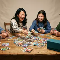 Fotorealistische Studioaufnahme von Kartenspiel zum Thema Skyjo Action, klare Lichtfuehrung, sachlich dargestellt - Foto: THN