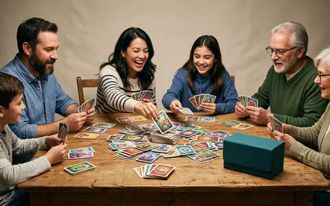 Fotorealistische Studioaufnahme von Kartenspiel zum Thema Skyjo Action, klare Lichtfuehrung, sachlich dargestellt - Foto: THN