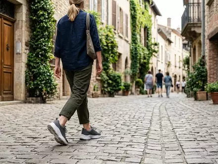 Fotorealistische Aufnahme von Sneaker in der Stadt zum Thema Puma RS-X Sneaker, natuerliches Licht - Foto: THN