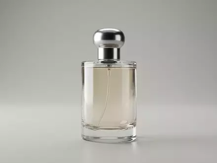 Fotorealistische Studioaufnahme von Eau de Parfum zum Thema Chanel Coco Mademoiselle EdP, klare Lichtfuehrung - Foto: THN