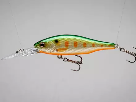 Fotorealistische Studioaufnahme von Wobblerkoeder zum Thema Rapala Original F-7 Wobbler, klare Lichtfuehrung - Foto: THN