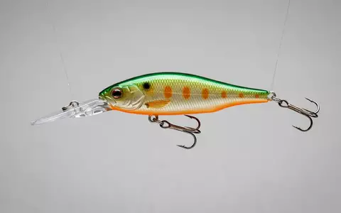 Fotorealistische Studioaufnahme von Wobblerkoeder zum Thema Rapala Original F-7 Wobbler, klare Lichtfuehrung - Foto: THN