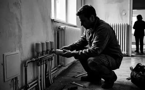 Schwarzweiss-Reportage mit Thermostatset zum Thema Netatmo Smart Thermostat Starter, hoher Kontrast, sachlich dargestellt - Foto: THN