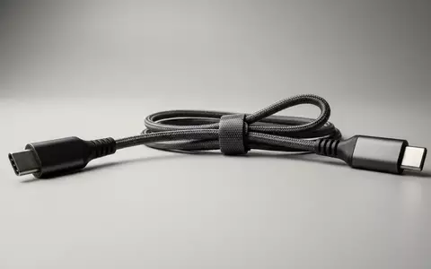 Fotorealistische Studioaufnahme von Ladekabel zum Thema Anker USB-C auf Lightning, klare Lichtfuehrung - Foto: THN