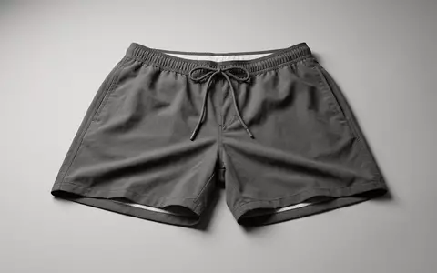Fotorealistische Studioaufnahme von Badeshorts zum Thema Puma Herren Badeshorts Logo, klare Lichtfuehrung - Foto: THN