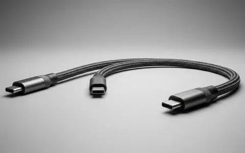 Fotorealistische Studioaufnahme von Ladekabel zum Thema UGREEN USB-C auf USB-C, klare Lichtfuehrung - Foto: THN