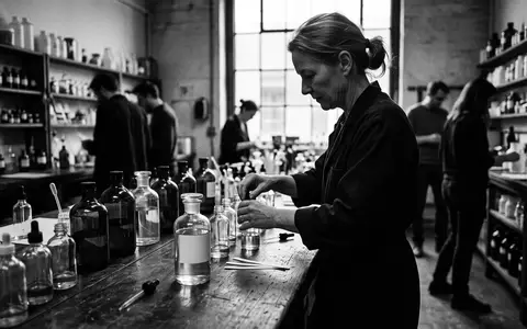 Schwarzweiss-Reportage mit Eau de Cologne zum Thema Jo Malone Lime Basil, hoher Kontrast - Foto: THN