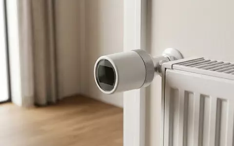 Fotorealistische Studioaufnahme von Heizungsthermostat zum Thema Eve Thermo Smartes Heizkörperthermostat, klare Lichtfuehrung - Foto: THN