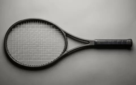 Fotorealistische Studioaufnahme von Tennisschlaeger zum Thema Babolat Pure Aero 2023, klare Lichtfuehrung - Foto: THN