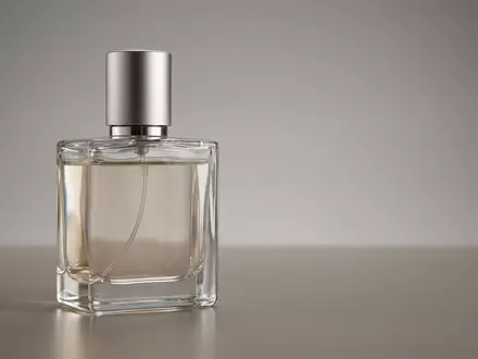 Fotorealistische Studioaufnahme von Eau de Parfum zum Thema Jimmy Choo Eau de, klare Lichtfuehrung - Foto: THN