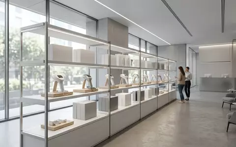 Architektur-Render im Koerperpflegegeschaeft mit Haarentferner zum Thema Philips Lumea 8000 IPL, neutrales Tageslicht - Foto: THN