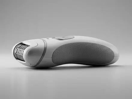 Fotorealistische Studioaufnahme von Epilierer zum Thema Philips Satinelle Advanced Epilierer, klare Lichtfuehrung - Foto: THN