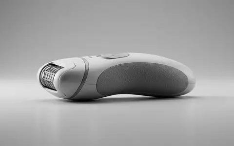 Fotorealistische Studioaufnahme von Epilierer zum Thema Philips Satinelle Advanced Epilierer, klare Lichtfuehrung - Foto: THN