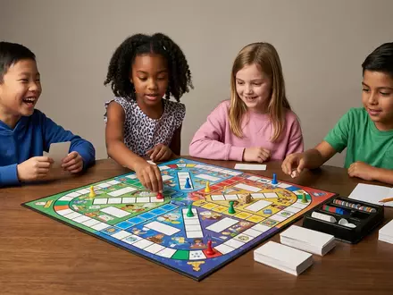 Fotorealistische Studioaufnahme von Kinderbrettspiel zum Thema Winning Moves Trivial Pursuit, klare Lichtfuehrung - Foto: THN