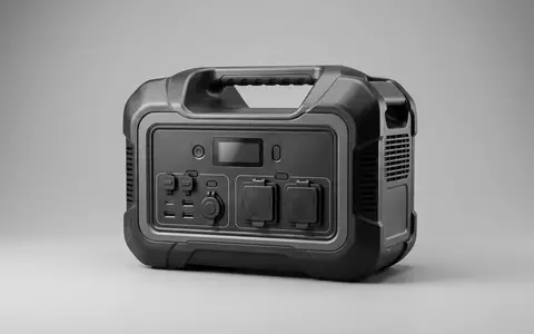 Fotorealistische Studioaufnahme von Tragbare Powerstation zum Thema Jackery Explorer 500 Powerstation, klare Lichtfuehrung - Foto: THN