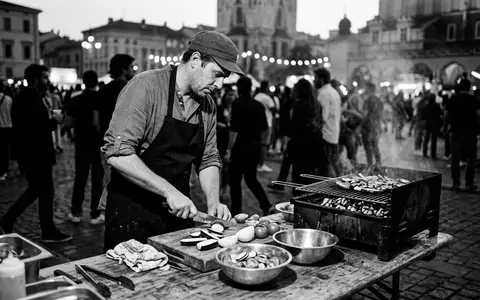 Schwarzweiss-Reportage mit Aussengrill zum Thema Ninja Woodfire Outdoor Grill, hoher Kontrast, sachlich dargestellt - Foto: THN