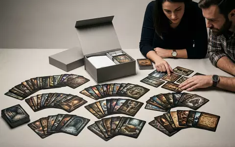 Fotorealistische Studioaufnahme von Escape-Kartenspiel zum Thema Unlock! Escape Adventures, klare Lichtfuehrung, sachlich dargestellt - Foto: THN