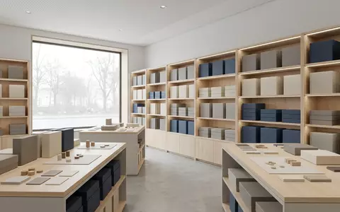 Architektur-Render im Brettspielladen mit Escape-Kartenspiel zum Thema Unlock! Escape Adventures, neutrales Tageslicht - Foto: THN
