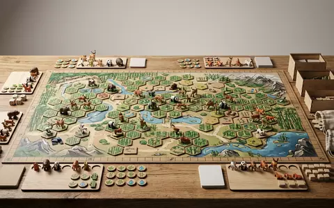 Fotorealistische Studioaufnahme von Brettspiel zum Thema Takenoko, klare Lichtfuehrung, sachlich dargestellt, markenneutral - Foto: THN