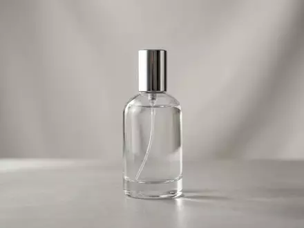 Fotorealistische Studioaufnahme von Eau de Parfum zum Thema Calvin Klein Eternity Eau, klare Lichtfuehrung - Foto: THN