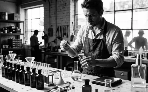 Schwarzweiss-Reportage mit Eau de Toilette zum Thema Calvin Klein CK One, hoher Kontrast - Foto: THN
