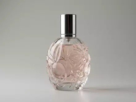 Fotorealistische Studioaufnahme von Eau de Parfum zum Thema Paco Rabanne Fame EdP, klare Lichtfuehrung - Foto: THN