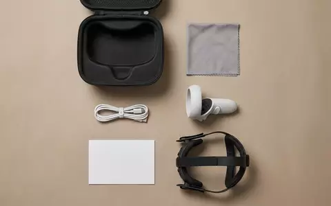 Flatlay-Arrangement rund um VR-Kopfband zum Thema Kiwi Design Comfort Head, weiches Oberlicht - Foto: THN