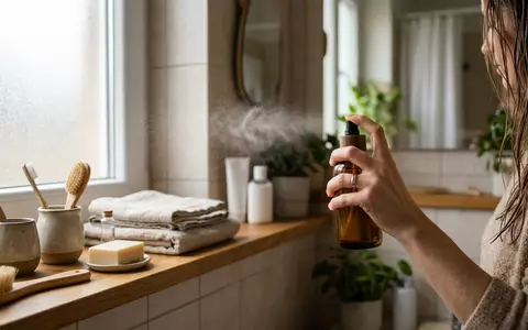 Fotorealistische Aufnahme von Eau de Toilette im Badezimmer zum Thema Paco Rabanne Phantom EdT - Foto: THN
