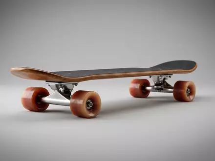 Fotorealistische Studioaufnahme von Cruiserboard zum Thema Globe Bantam Cruiserboard 26, klare Lichtfuehrung - Foto: THN