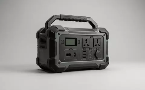 Fotorealistische Studioaufnahme von Powerstation zum Thema EcoFlow DELTA 2 Max, klare Lichtfuehrung - Foto: THN
