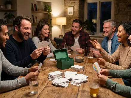 Fotorealistische Studioaufnahme von Kartenspiel zum Thema Exploding Kittens NSFW, klare Lichtfuehrung, sachlich dargestellt - Foto: THN