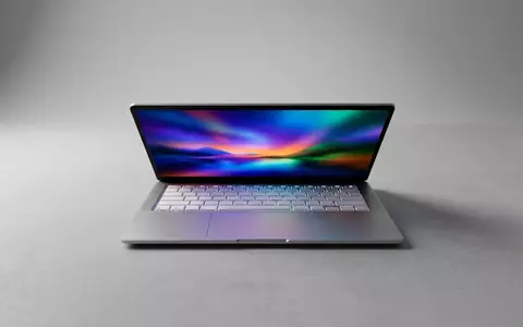 Fotorealistische Studioaufnahme von Laptop zum Thema ASUS Zenbook A14 OLED, klare Lichtfuehrung - Foto: THN
