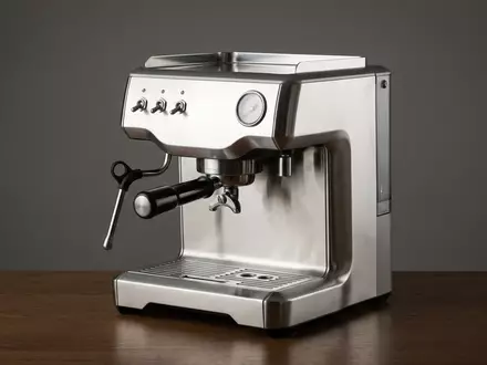 Fotorealistische Studioaufnahme von Espressomaschine zum Thema Gastroback 42636 Design Espresso, klare Lichtfuehrung - Foto: THN